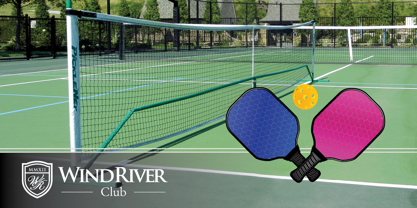 This image portrays Pickleball Play by WindRiver Lakefront & Golf Community.