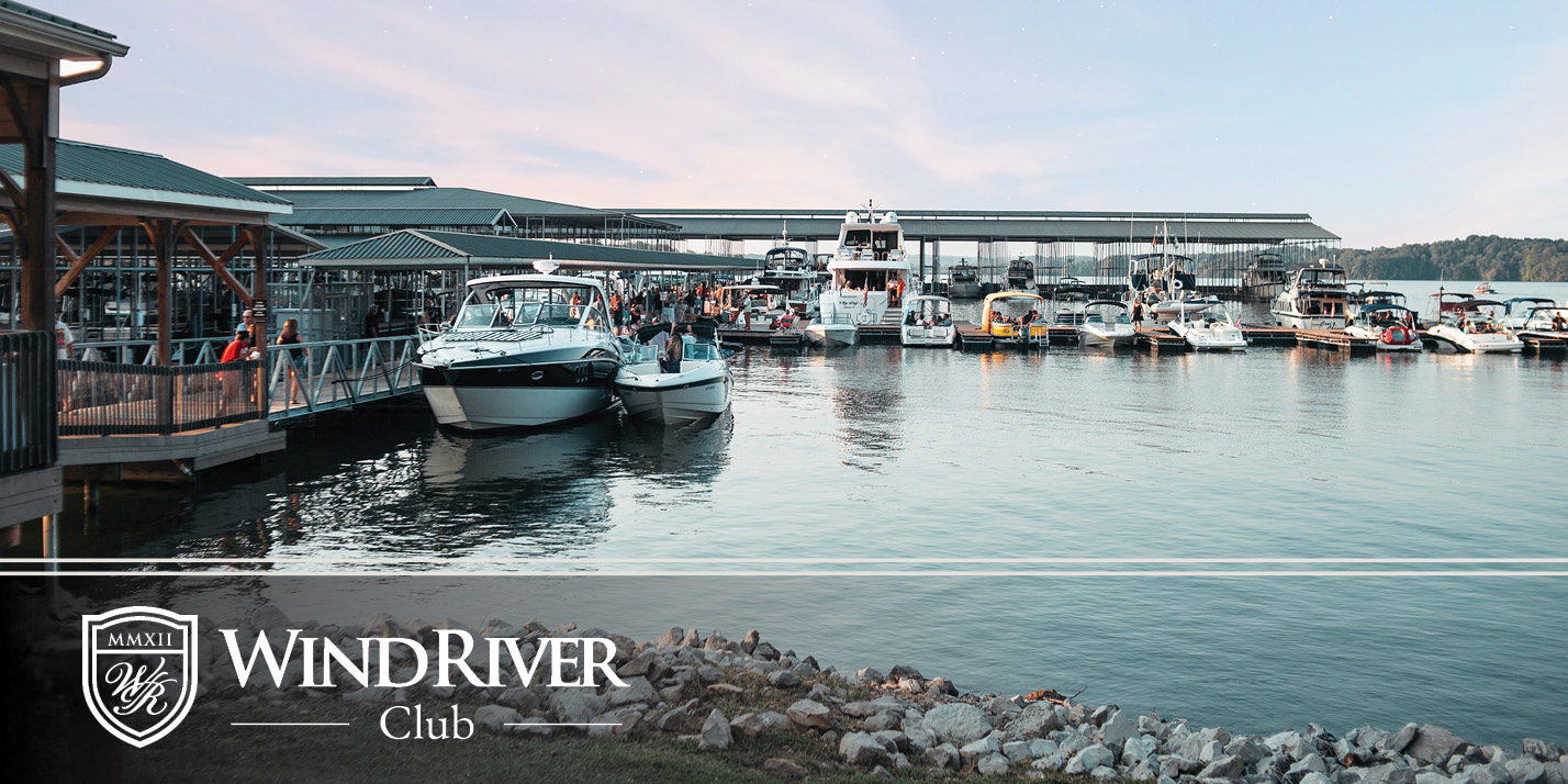This image portrays Dock Party by WindRiver Lakefront & Golf Community.