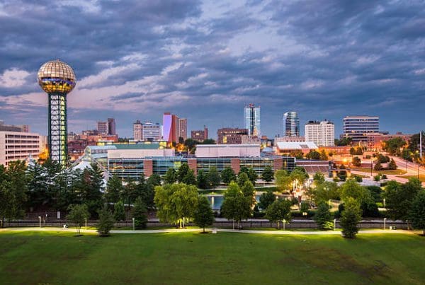 Downtown Knoxville during Dusk