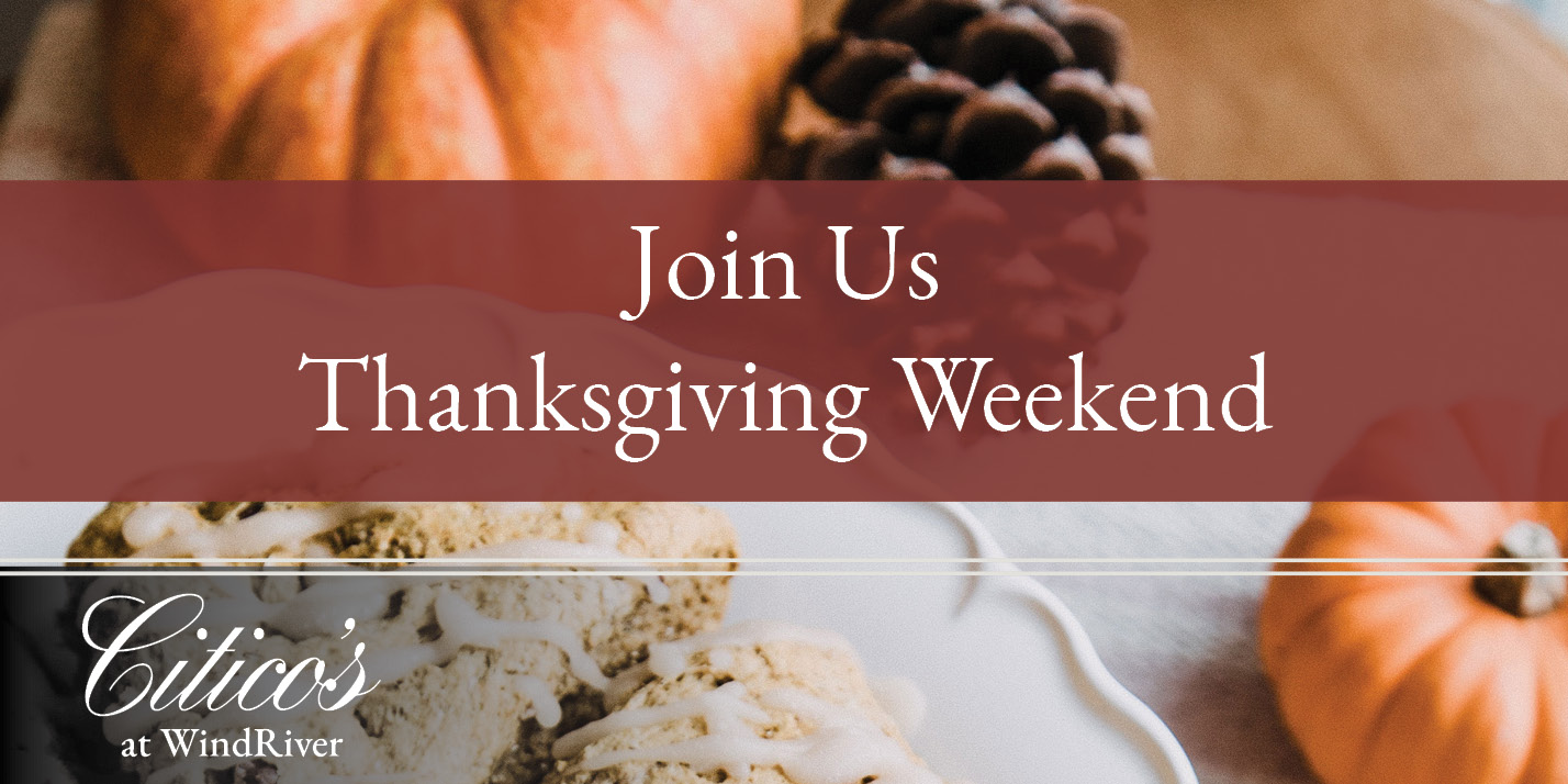 This image portrays Thanksgiving Weekend at Citico's by WindRiver Lakefront & Golf Community.