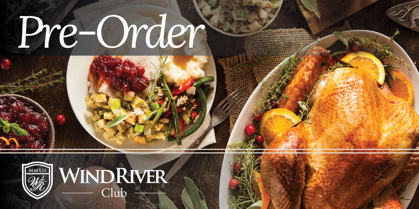 This image portrays Pre-Order Thanksgiving Dinner To-Go by WindRiver Lakefront & Golf Community.