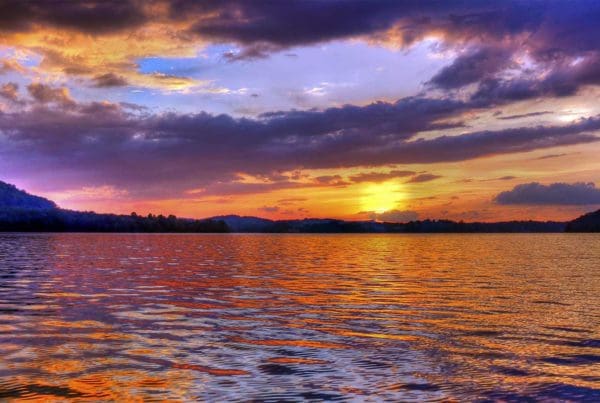 Sunset on the Lake