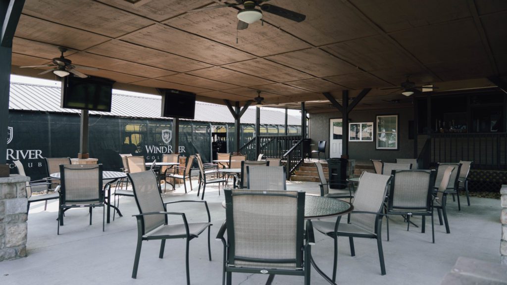 This image portrays The Grill at WindRiver by WindRiver Lakefront & Golf Community.