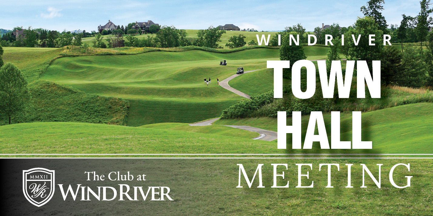 This image portrays WindRiver Town Hall Meeting by WindRiver Lakefront & Golf Community.