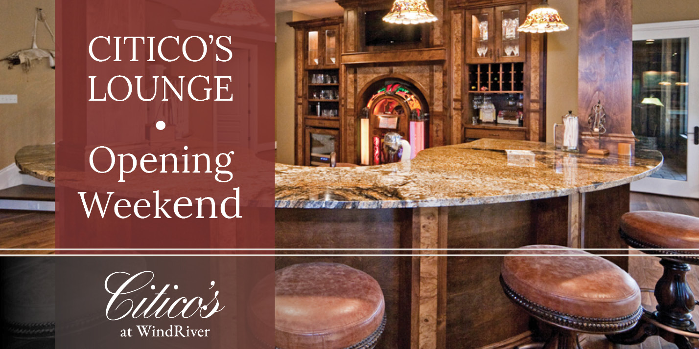 This image portrays Citico's Lounge Opening Weekend by WindRiver Lakefront & Golf Community.